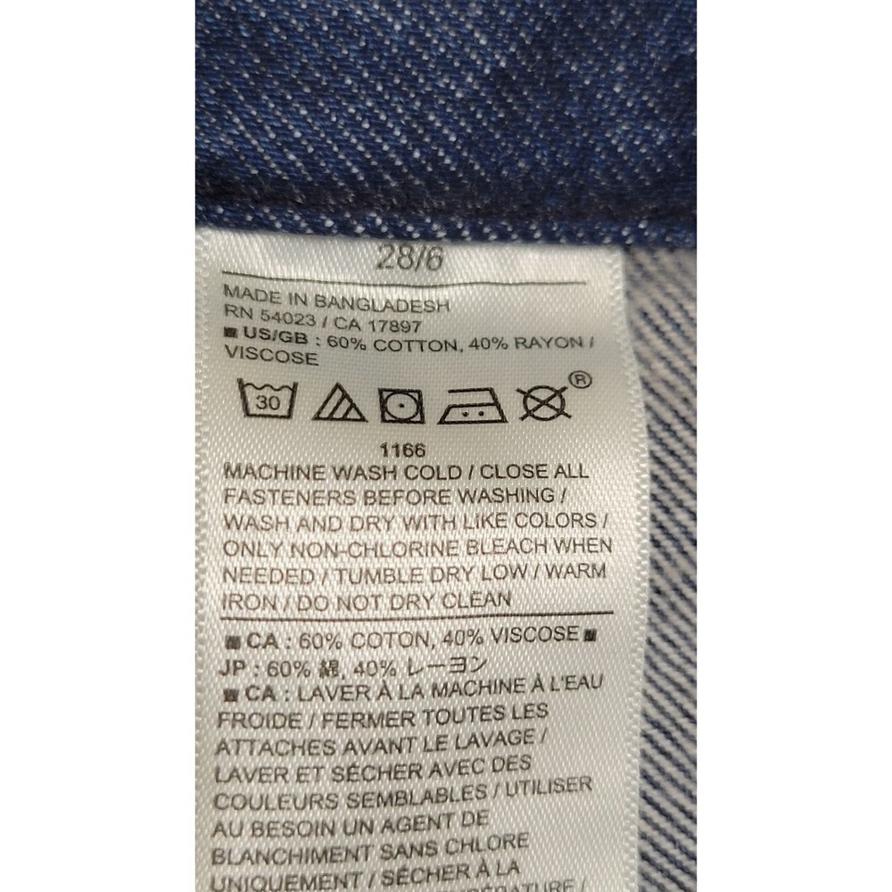 Banana Republic Women's Size 28 High-Rise Wide Leg Pleated Jeans Medium Wash - Picture 9 of 16